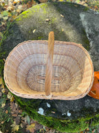Wicker basket 040b - NaturelyWoven wicker - handmade