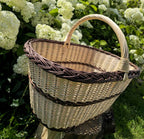 Wicker basket 040b - NaturelyWoven wicker - handmade
