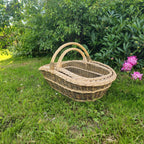 Wicker baskets set 030b - NaturelyWoven wicker - handmade