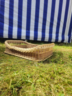 Wicker serving tray 006r - NaturelyWoven wicker - handmade