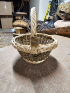 Small wicker basket 042b - NaturelyWoven wicker - handmade