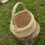 Small wicker basket 021b - NaturelyWoven wicker - handmade