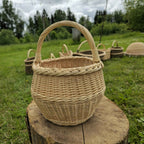 Small wicker basket 021b - NaturelyWoven wicker - handmade