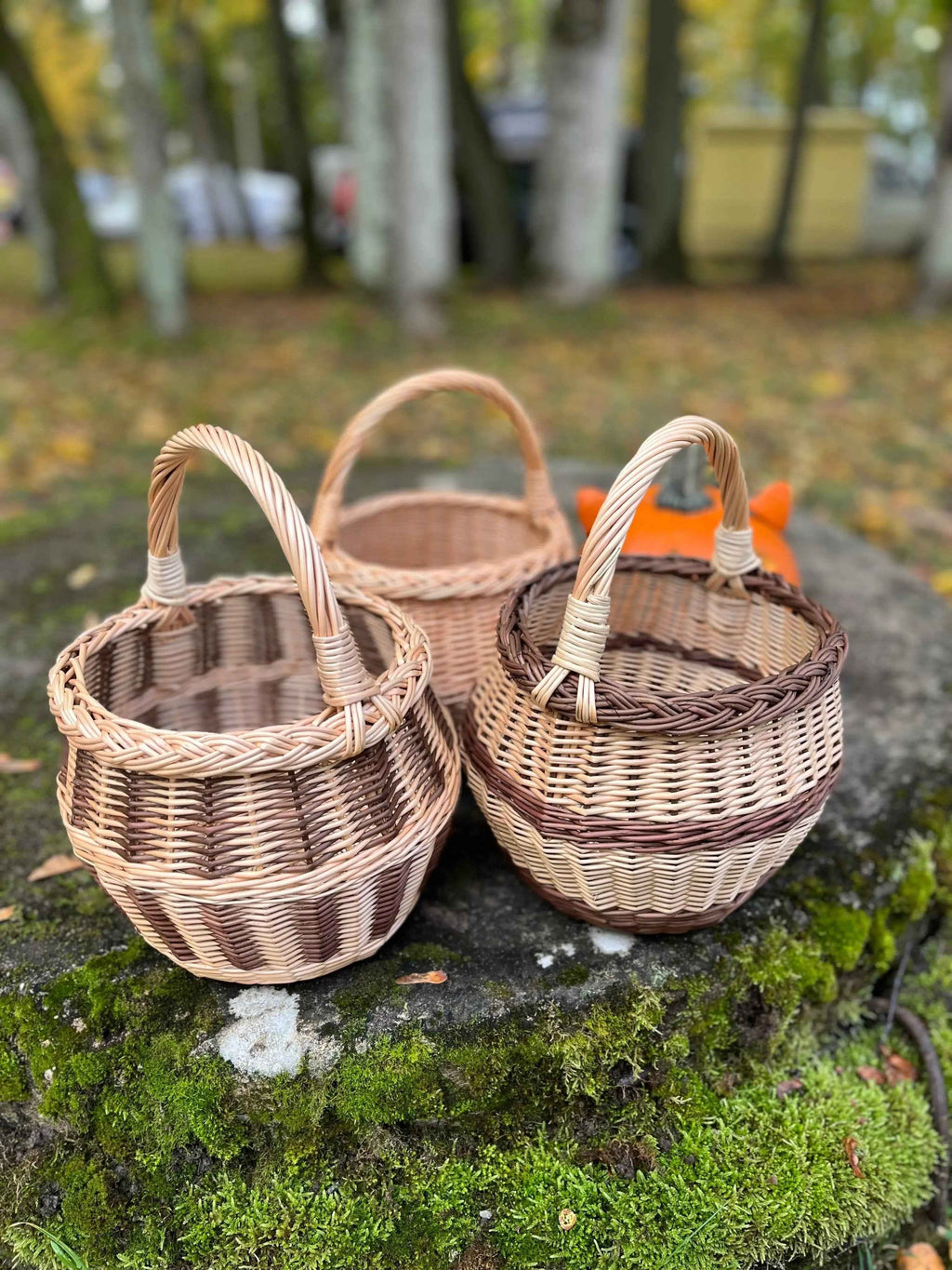 Small wicker basket 021b - NaturelyWoven wicker - handmade