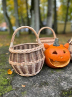 Small wicker basket 021b - NaturelyWoven wicker - handmade