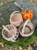 Small wicker basket 021b - NaturelyWoven wicker - handmade
