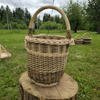 Wicker basket 010b - NaturelyWoven wicker - handmade