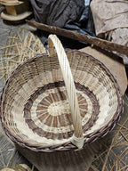 Wicker basket 045b - NaturelyWoven wicker - handmade