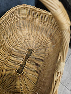 Wicker basket 016r - NaturelyWoven wicker - handmade