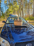 Wicker basket 026r - NaturelyWoven wicker - handmade