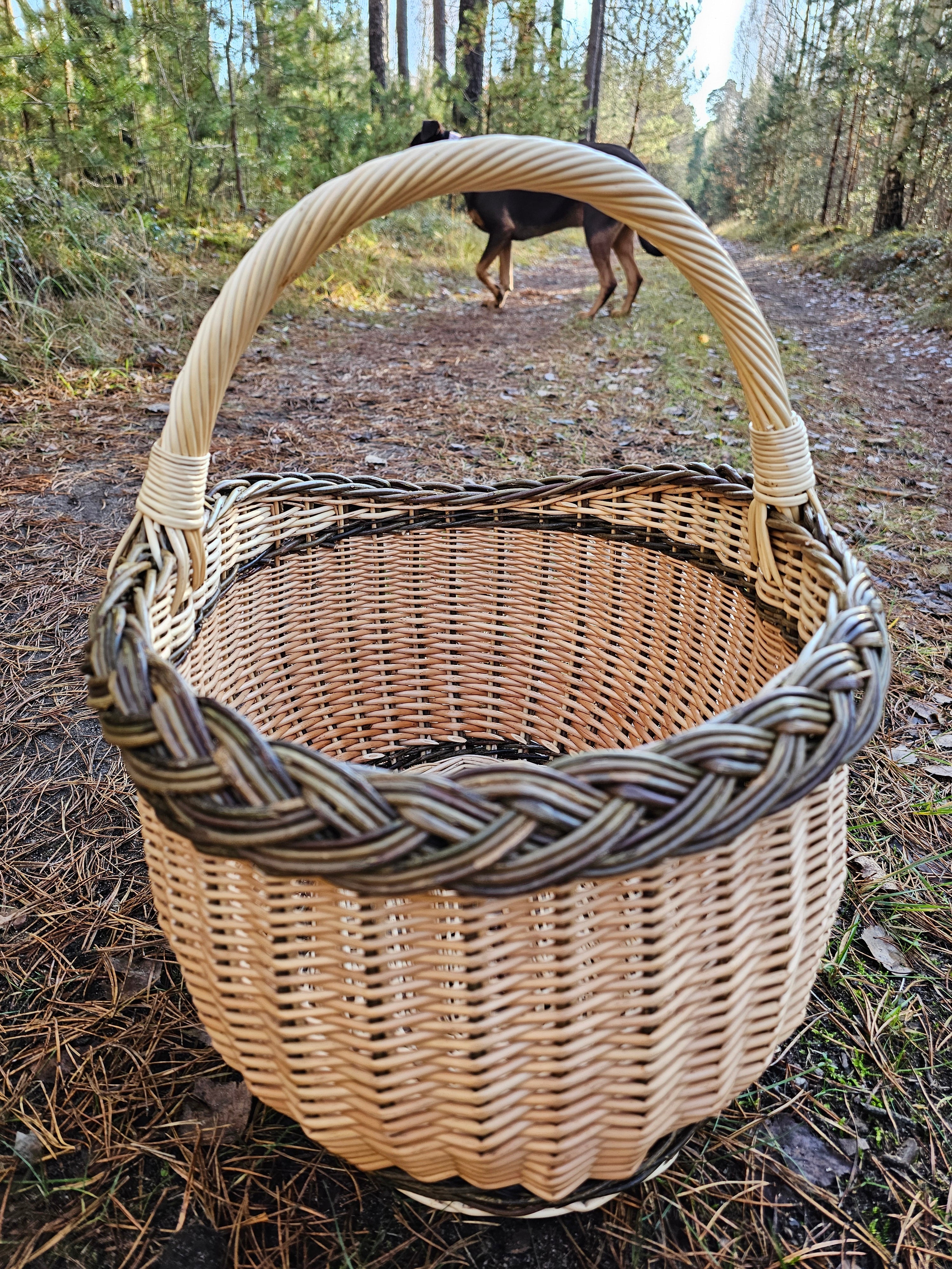 Wicker basket 026r - NaturelyWoven