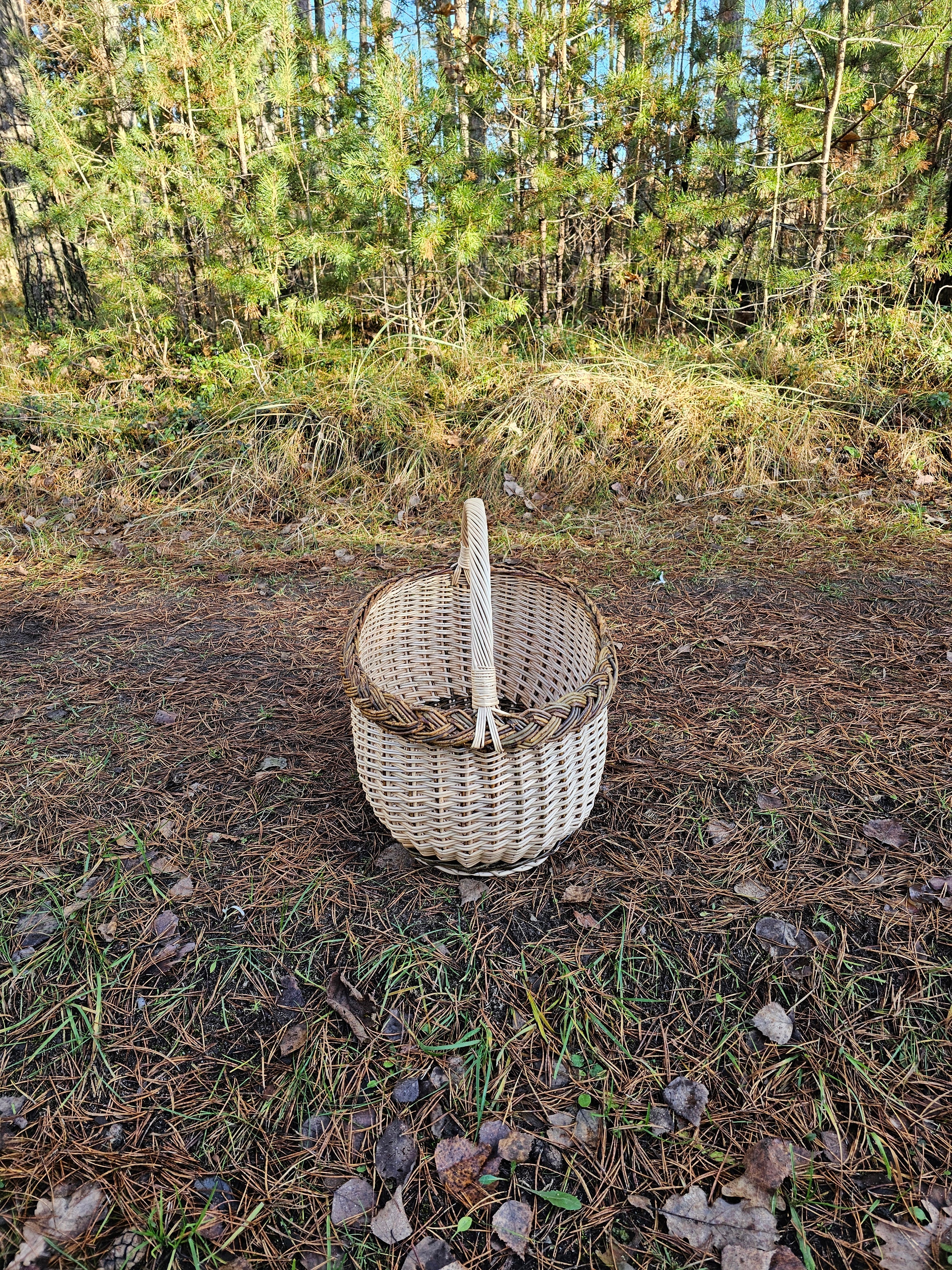 Wicker basket 031r - NaturelyWoven