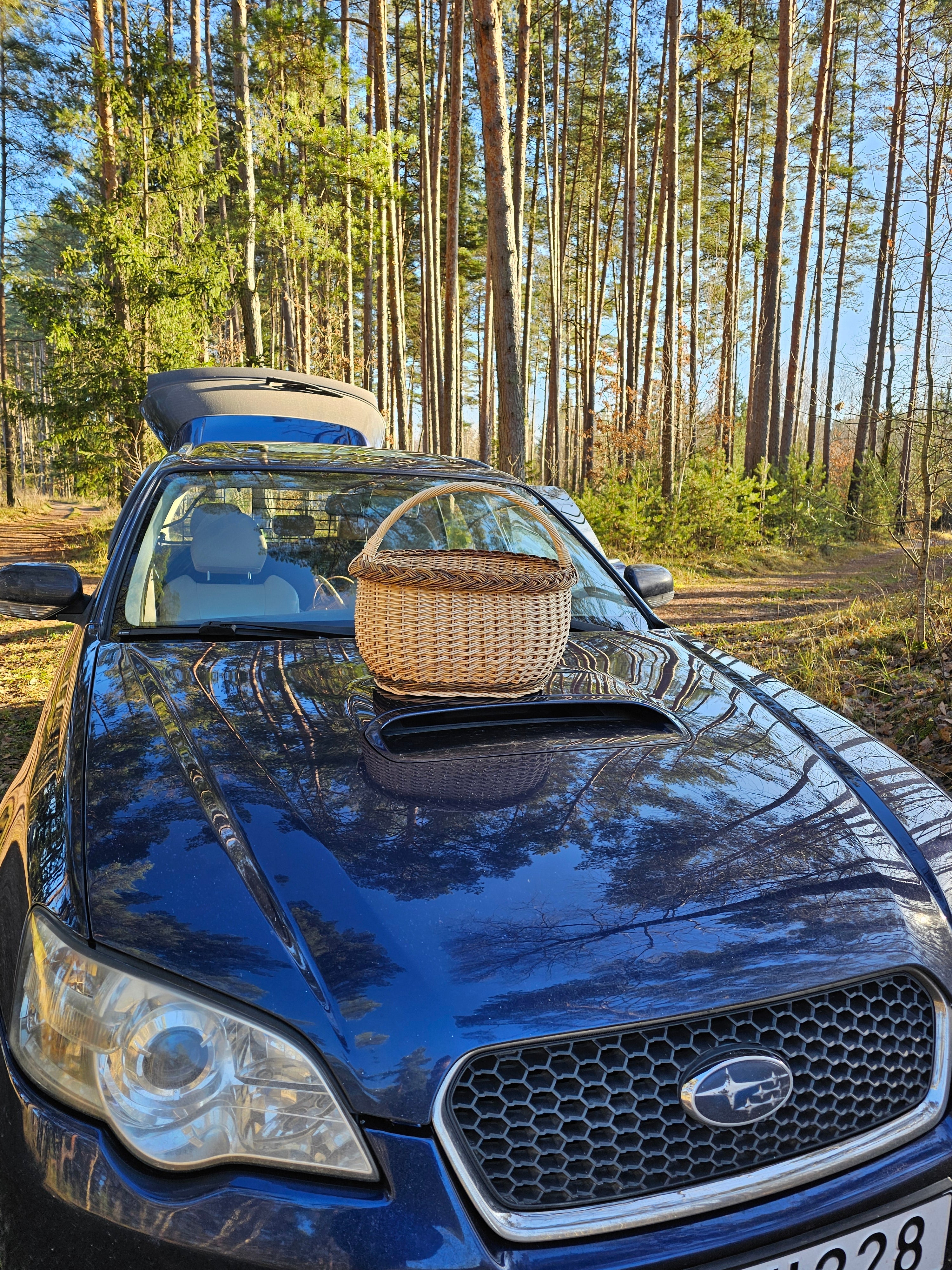 Wicker basket 031r - NaturelyWoven