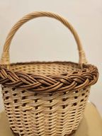 Wicker basket 033b - NaturelyWoven wicker - handmade