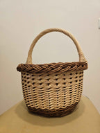 Wicker basket 033b - NaturelyWoven wicker - handmade