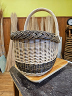 Wicker basket 041r - NaturelyWoven