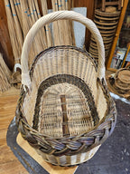 Wicker basket 041r - NaturelyWoven