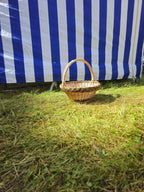 Wicker basket 010r - NaturelyWoven wicker - handmade