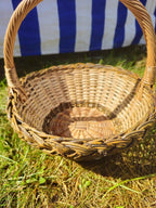 Wicker basket 010r - NaturelyWoven wicker - handmade