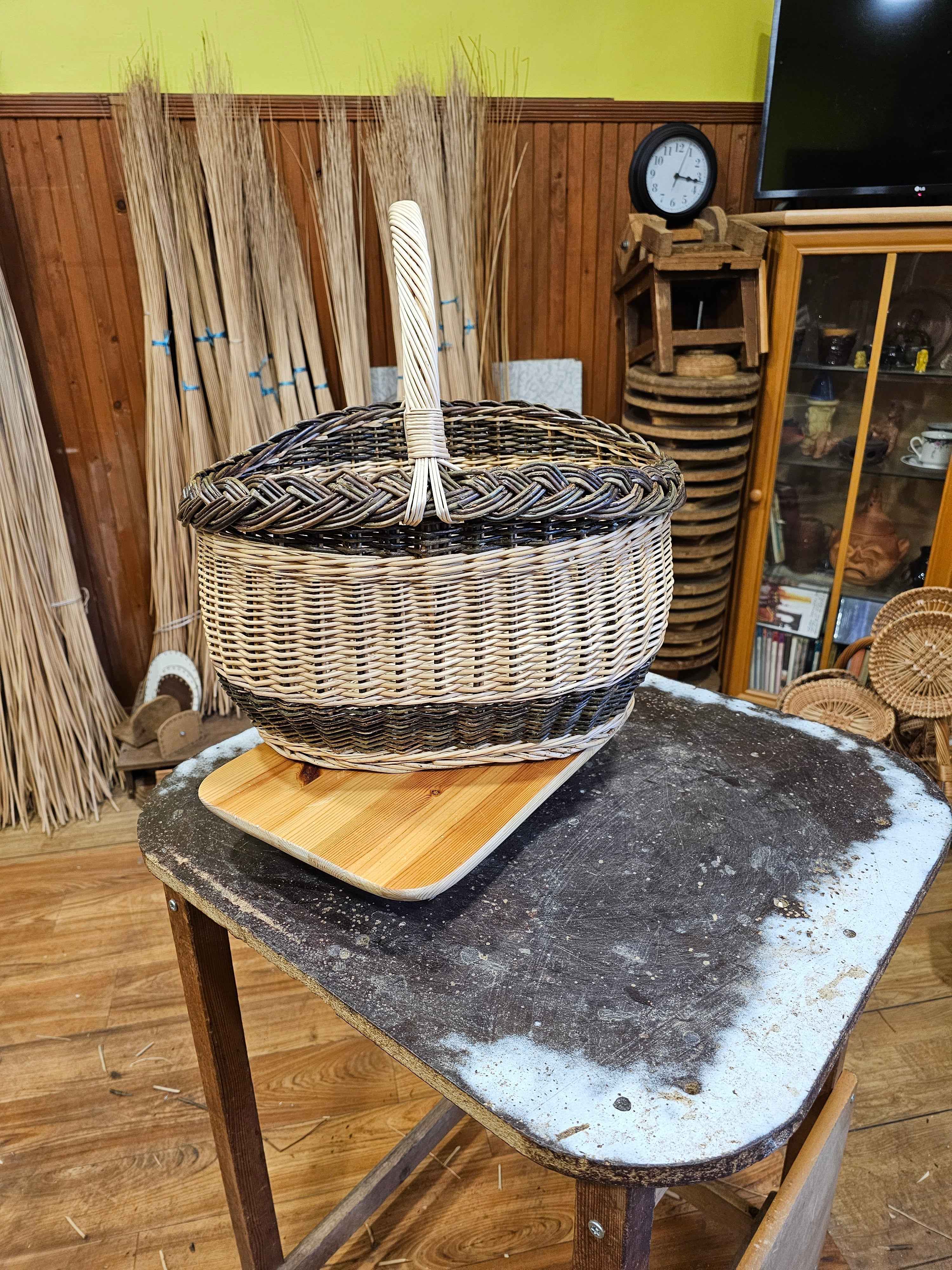 Sandėliavimo pintinė — vytelių pintinė, 6 nuotrauka