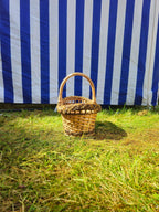 Wicker basket 009r - NaturelyWoven wicker - handmade