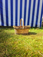 Wicker basket 009r - NaturelyWoven wicker - handmade