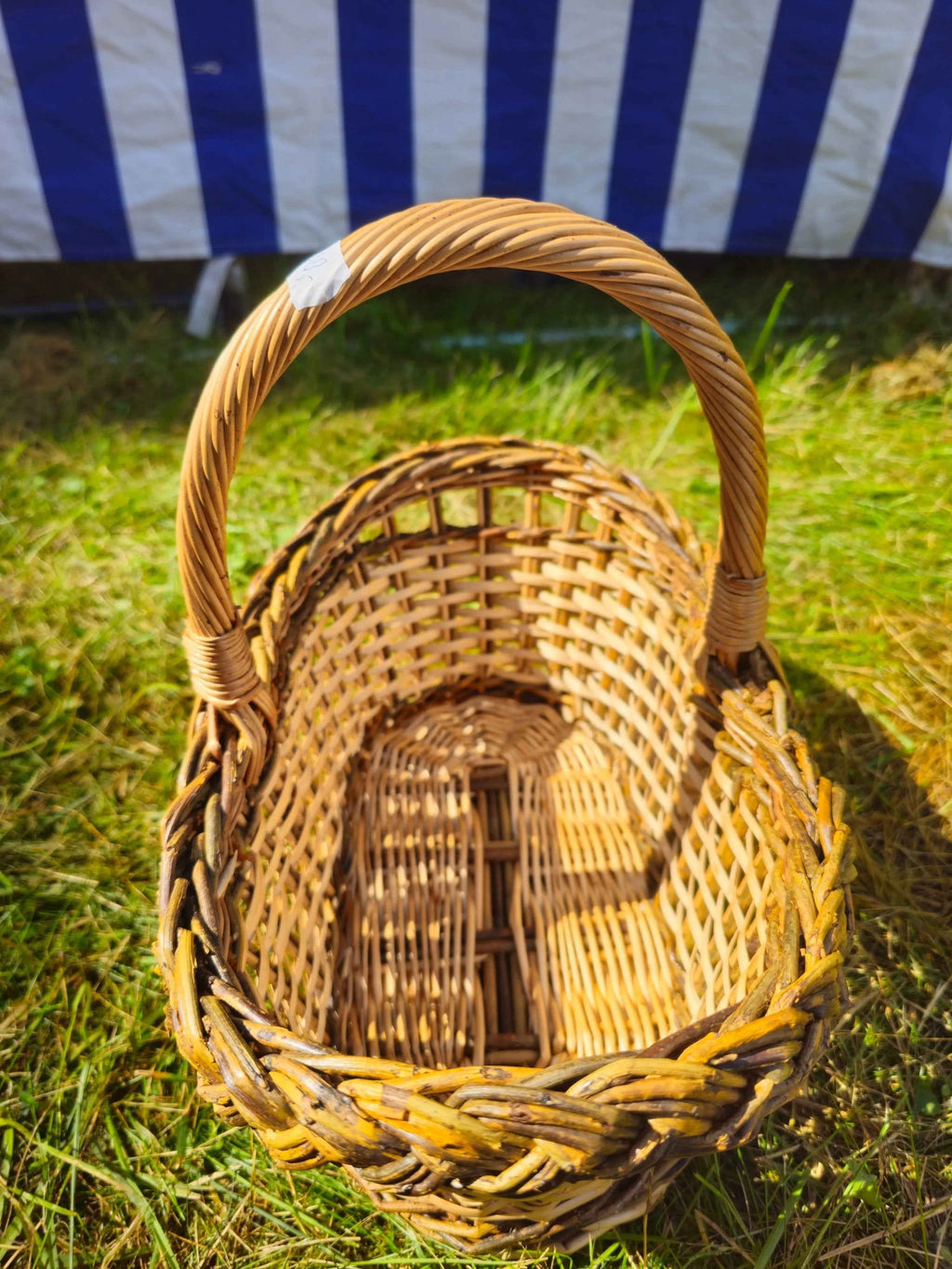 Wicker basket 009r - NaturelyWoven wicker - handmade