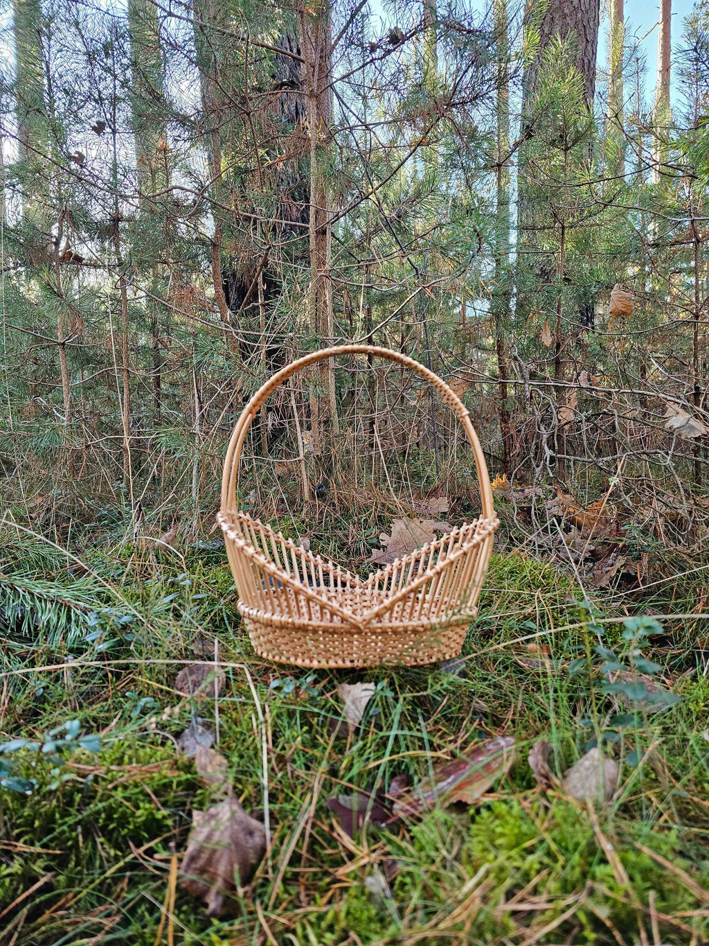 Wicker tray 036r - NaturelyWoven wicker - handmade