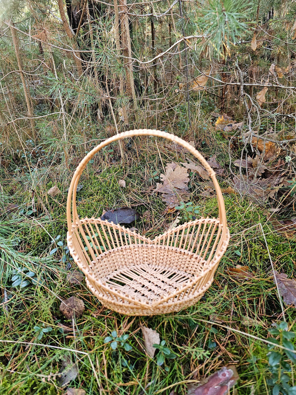 Wicker tray 036r - NaturelyWoven wicker - handmade
