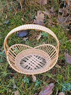 Wicker tray 036r - NaturelyWoven wicker - handmade