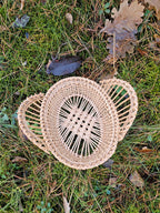 Wicker tray 037r - NaturelyWoven wicker - handmade
