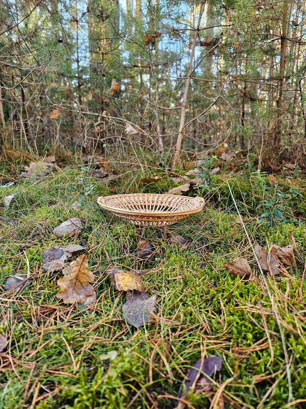 Wicker tray 038r - NaturelyWoven wicker - handmade