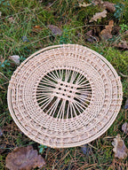 Wicker tray 038r - NaturelyWoven wicker - handmade