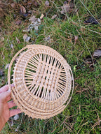 Wicker tray 038r - NaturelyWoven wicker - handmade