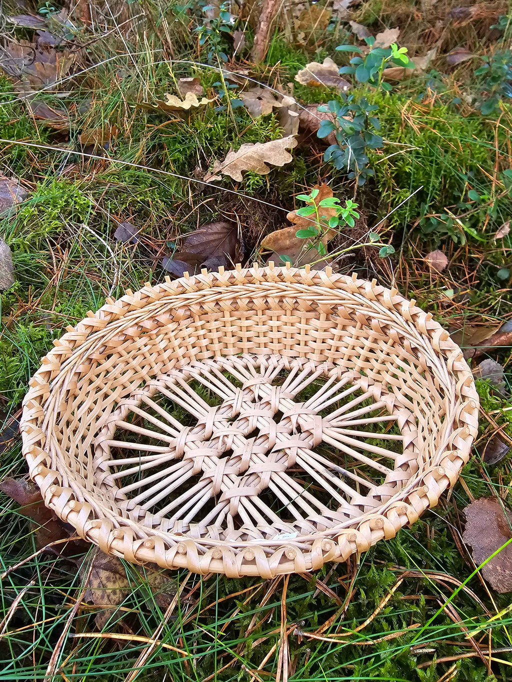 Wicker tray 038r - NaturelyWoven wicker - handmade