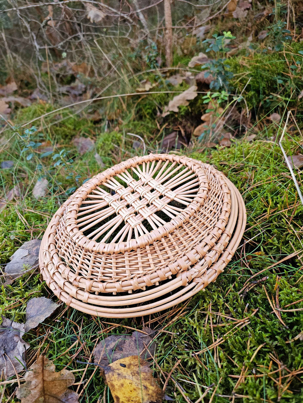 Wicker tray 038r - NaturelyWoven wicker - handmade