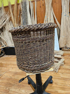 Wicker flower pot 043r - NaturelyWoven wicker - handmade