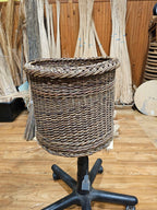 Wicker flower pot 043r - NaturelyWoven wicker - handmade