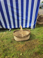 Wicker basket 025r - NaturelyWoven wicker - handmade