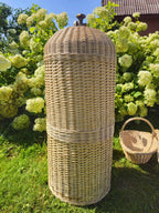 Wicker gas cylinder cover 034b - NaturelyWoven wicker - handmade