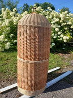 Wicker gas cylinder cover 034b - NaturelyWoven wicker - handmade