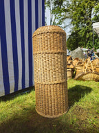 Wicker gas cylinder cover 012r - NaturelyWoven wicker - handmade