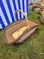 Wicker gathering basket 032r - NaturelyWoven wicker - handmade