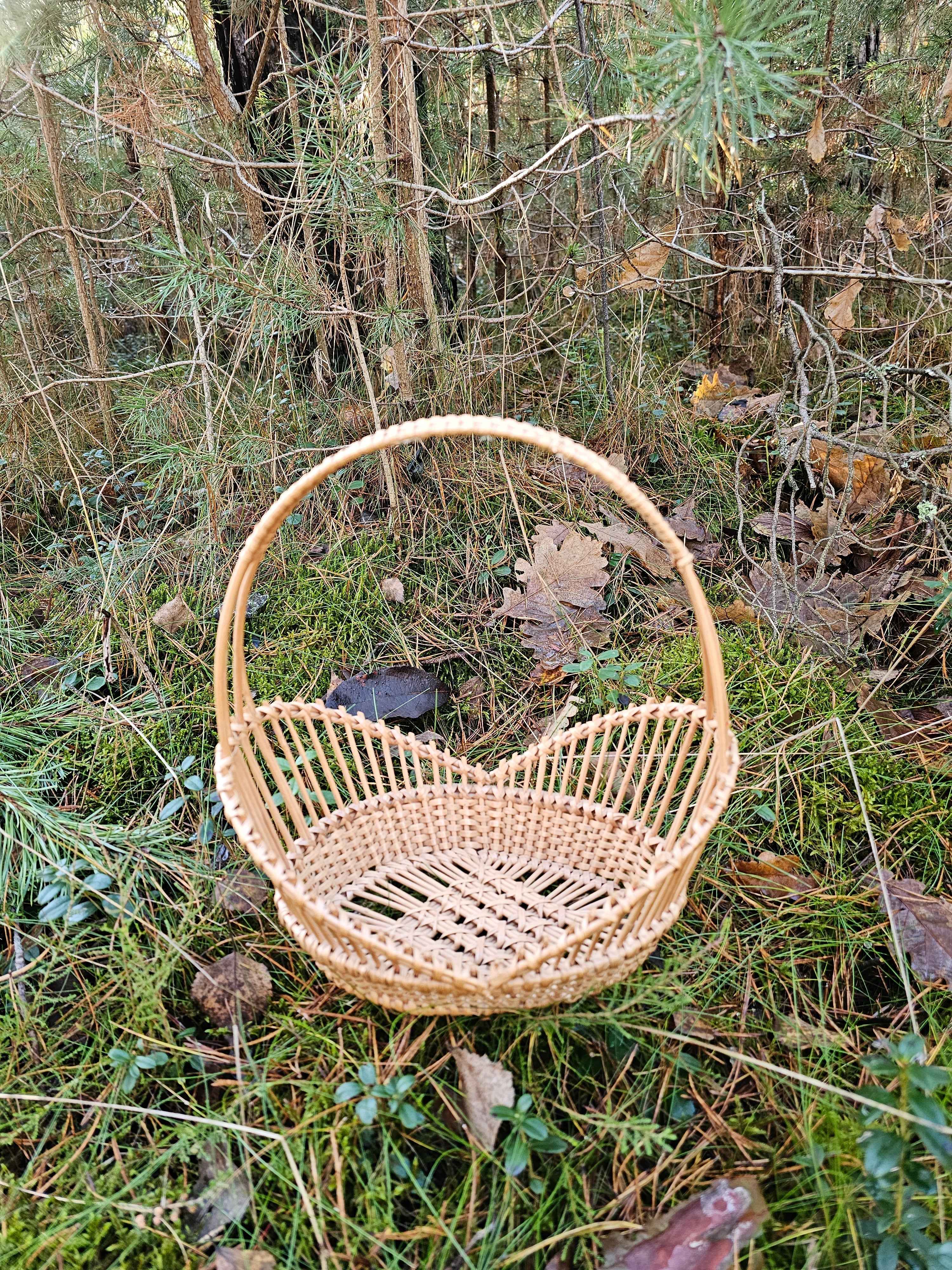 Padėklas su aukšta rankena — vytelių padėklas, 7 nuotrauka