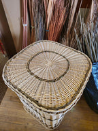 Handmade Large Willow Laundry Hamper with Lid - NaturelyWoven