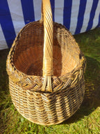 Wicker basket 015r - NaturelyWoven wicker - handmade