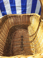 Wicker basket 019r - NaturelyWoven wicker - handmade