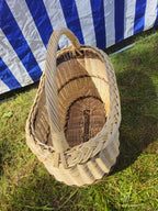 Wicker basket 027r - NaturelyWoven wicker - handmade