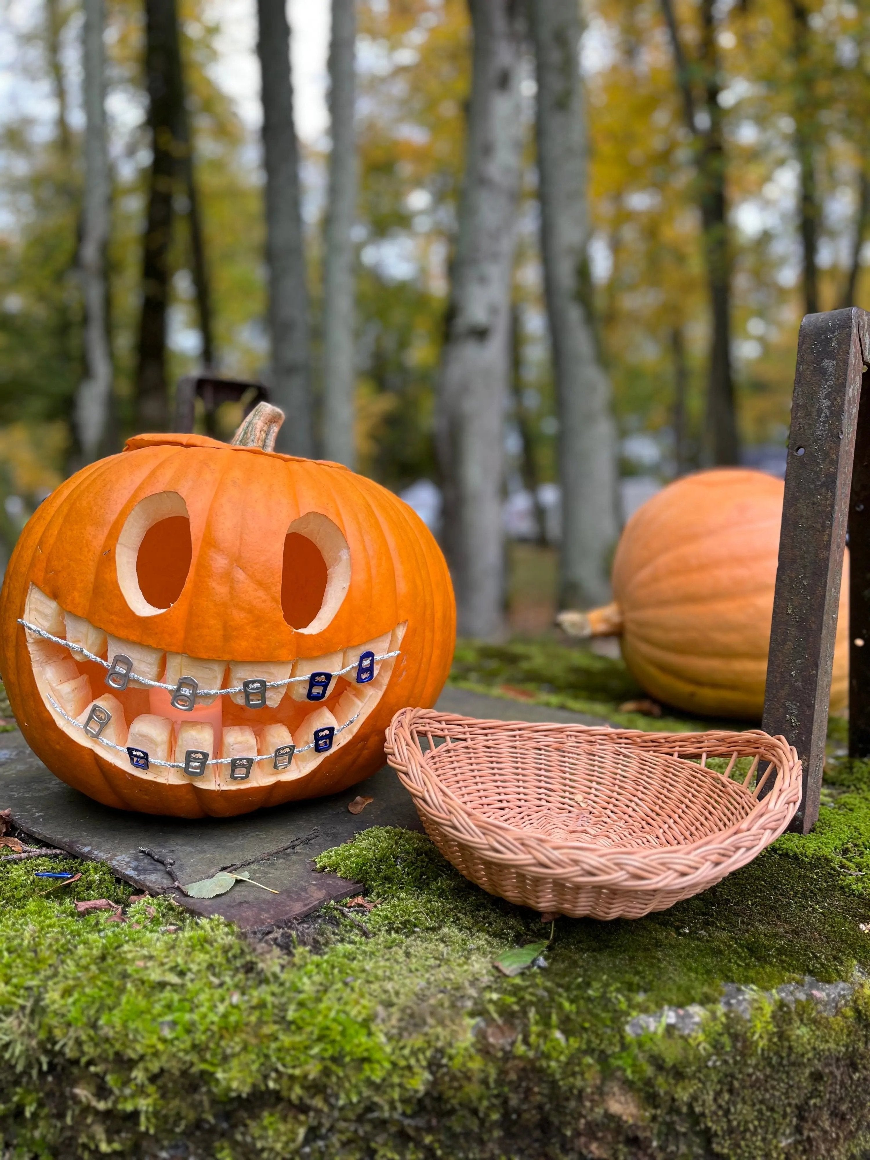 Wicker Round Tray – Handwoven Rustic Kitchen Basket with Open Weave Rim - NaturelyWoven