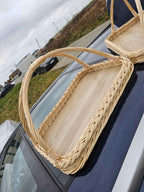 Wicker serving tray 002b - NaturelyWoven wicker - handmade